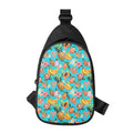 Vintage Tropical Fruits Pattern Print Sling Bag