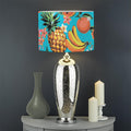 Vintage Tropical Fruits Pattern Print Drum Lamp Shade