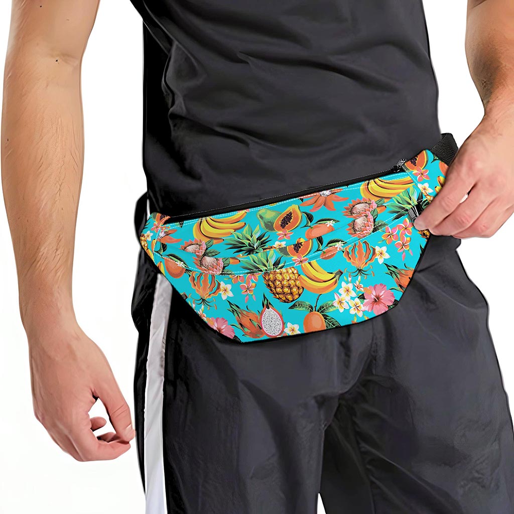 Vintage Tropical Fruits Pattern Print Fanny Pack