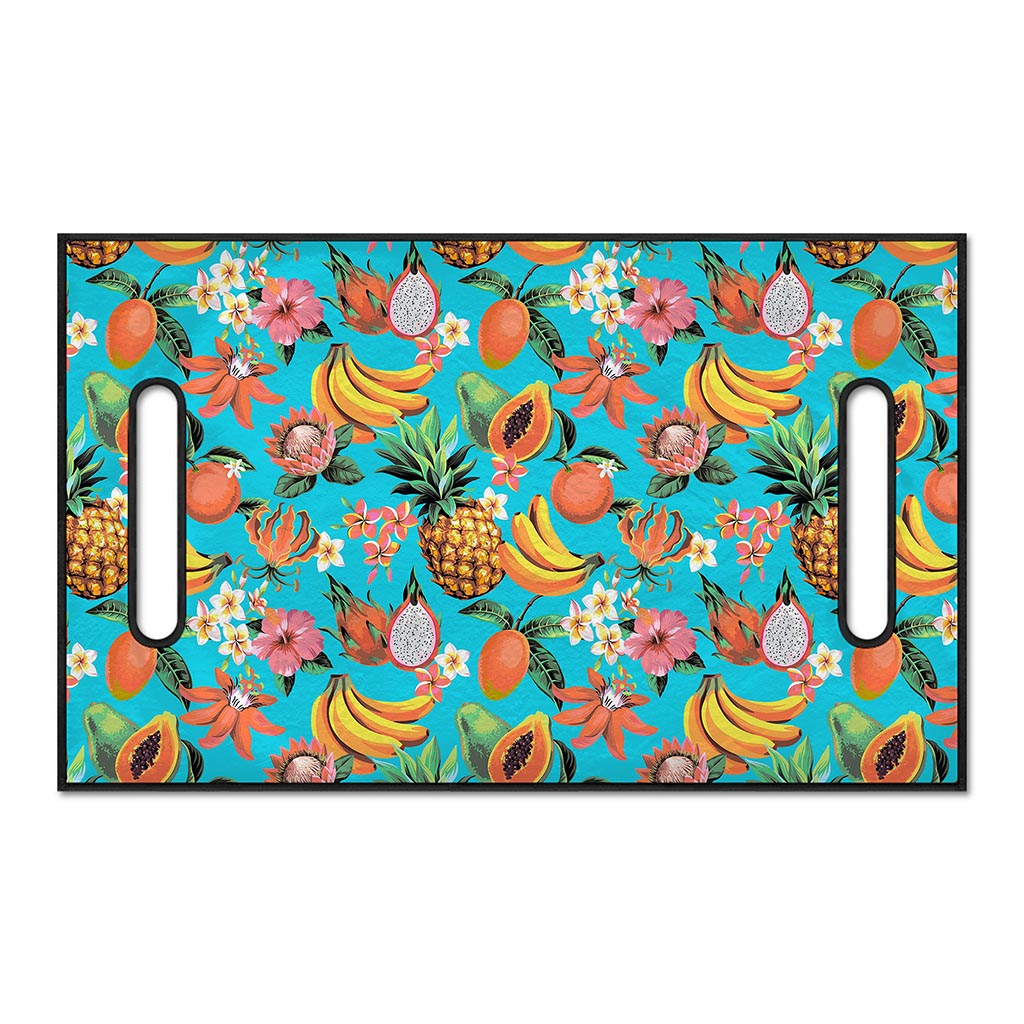 Vintage Tropical Fruits Pattern Print Golf Cart Seat Cover