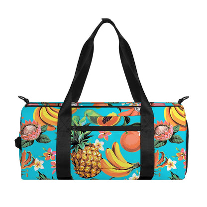 Vintage Tropical Fruits Pattern Print Gym Bag