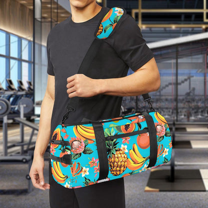 Vintage Tropical Fruits Pattern Print Gym Bag