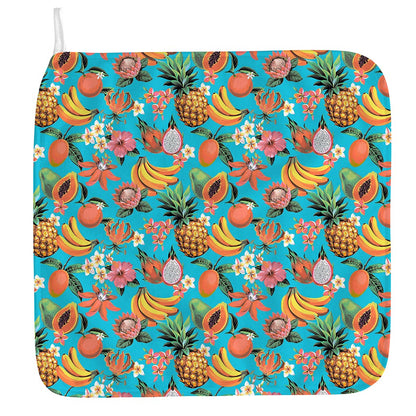 Vintage Tropical Fruits Pattern Print Hand Towel