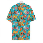 Vintage Tropical Fruits Pattern Print Hawaiian Shirt