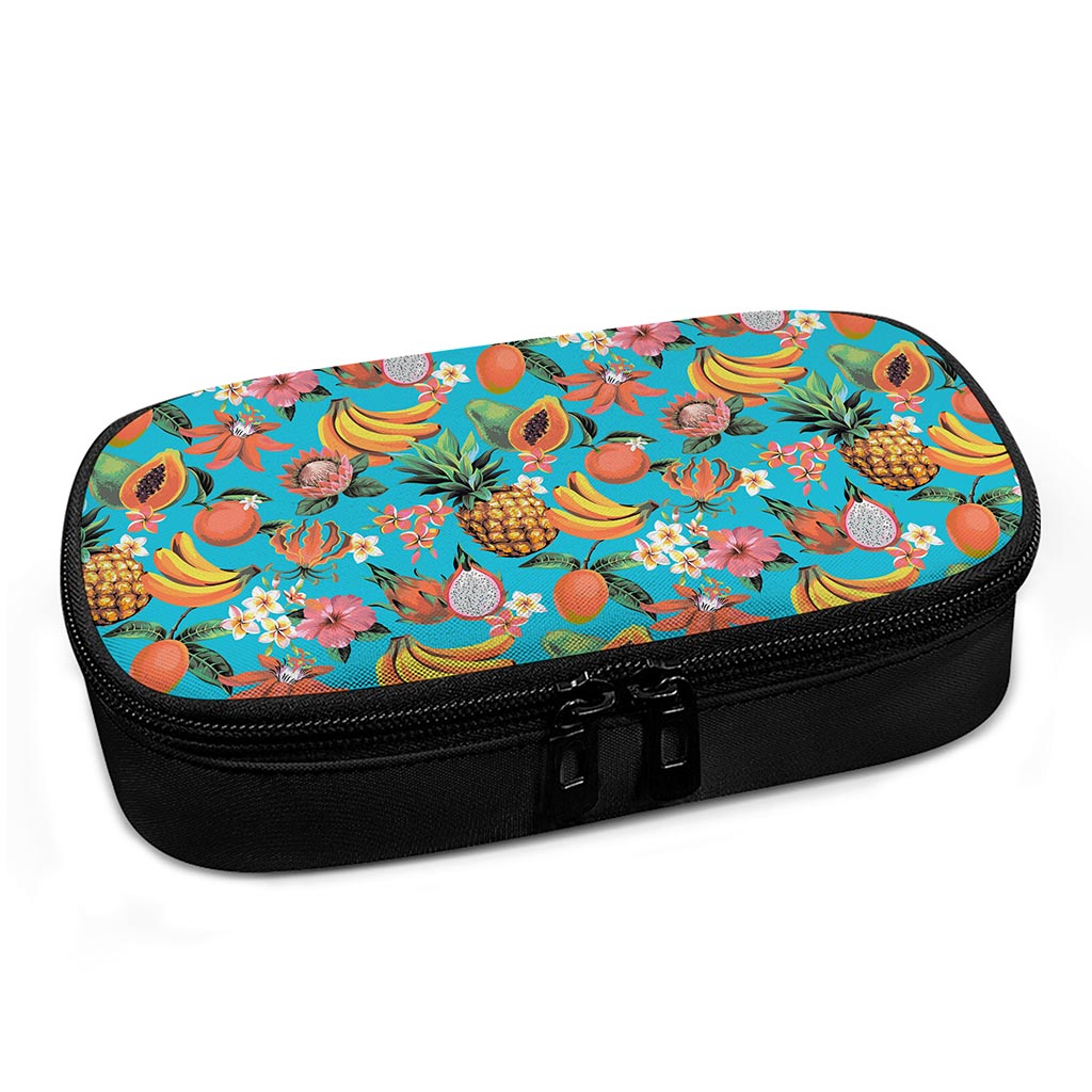 Vintage Tropical Fruits Pattern Print Insulin Cooler Travel Case