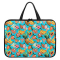 Vintage Tropical Fruits Pattern Print Laptop Sleeve With Handle