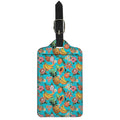 Vintage Tropical Fruits Pattern Print Luggage Tag