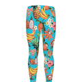Vintage Tropical Fruits Pattern Print Men's Leggings