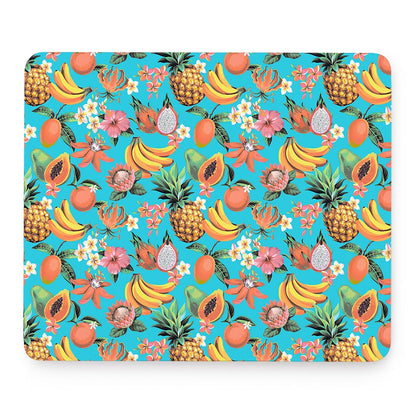 Vintage Tropical Fruits Pattern Print Mouse Pad
