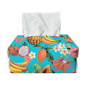 Vintage Tropical Fruits Pattern Print Rectangle Tissue Box Cover