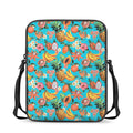 Vintage Tropical Fruits Pattern Print Rectangular Crossbody Bag