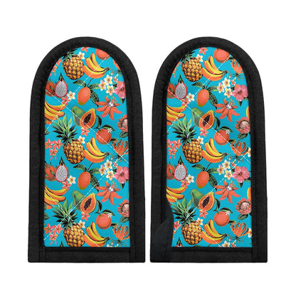 Vintage Tropical Fruits Pattern Print Skillet Handle Cover