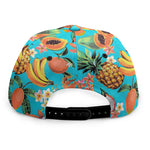 Vintage Tropical Fruits Pattern Print Snapback Cap