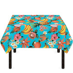 Vintage Tropical Fruits Pattern Print Tablecloth