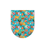 Vintage Tropical Fruits Pattern Print Toilet Lid Cover