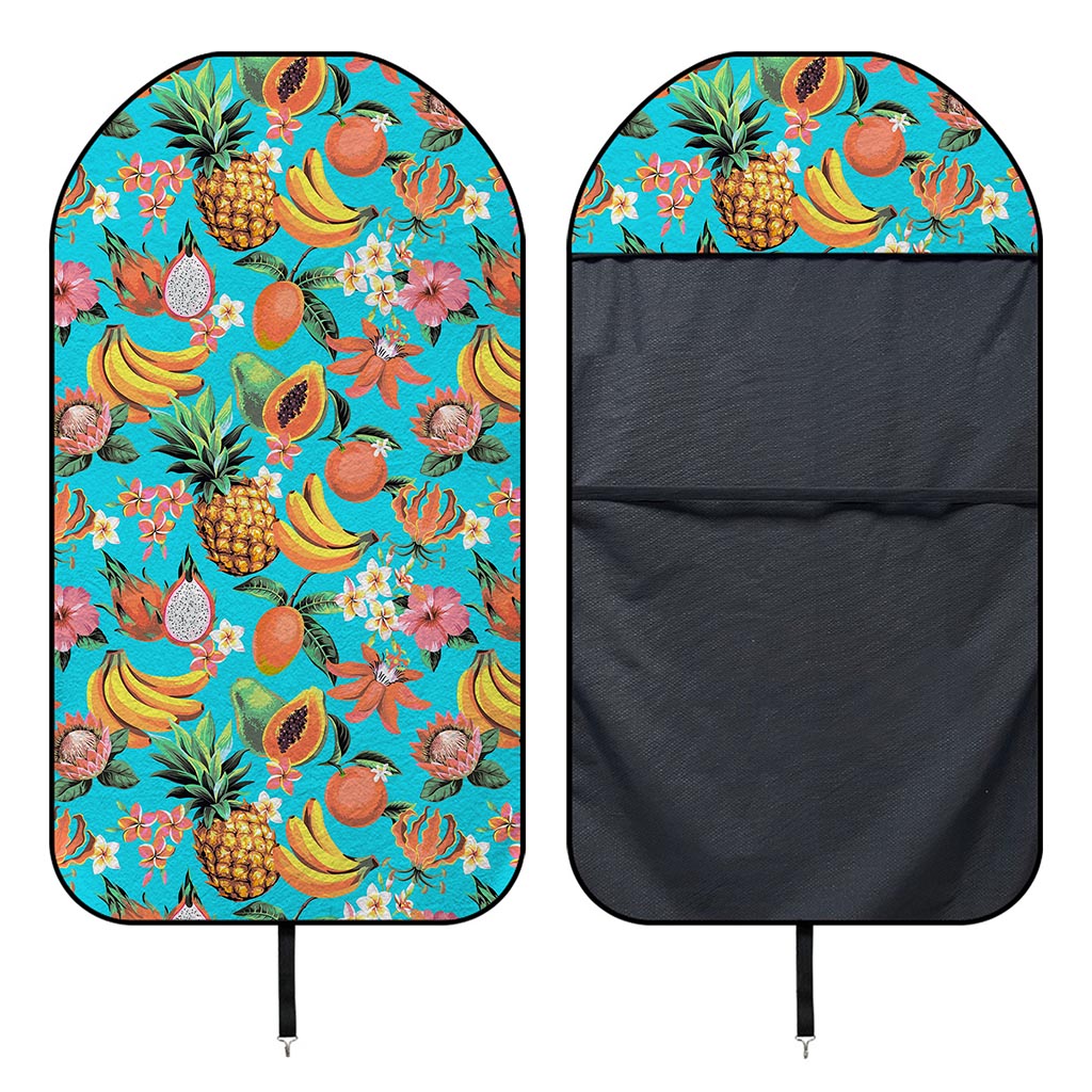 Vintage Tropical Fruits Pattern Print Waterproof Car Seat Cover
