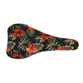 Vintage Tropical Hibiscus Floral Print Bicycle Seat Cover