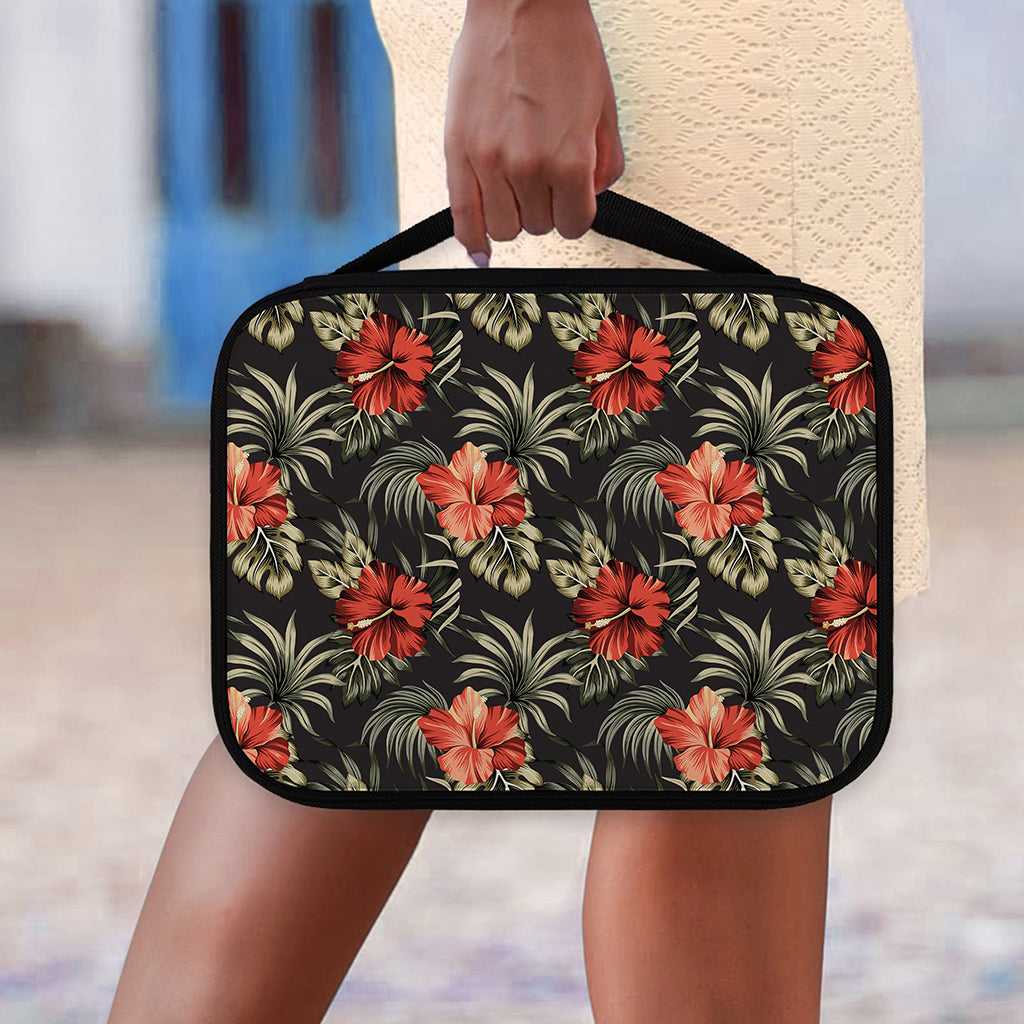 Vintage Tropical Hibiscus Floral Print Classic Bible Case