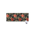 Vintage Tropical Hibiscus Floral Print Extended Mouse Pad