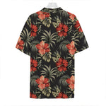 Vintage Tropical Hibiscus Floral Print Hawaiian Shirt