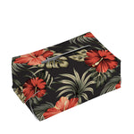 Vintage Tropical Hibiscus Floral Print Rectangle Tissue Box Cover