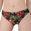 Vintage Tropical Hibiscus Floral Print Women's Panties