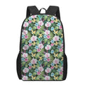 Vintage Tropical Jungle Hawaiian Print 17 Inch Backpack