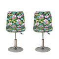 Vintage Tropical Jungle Hawaiian Print Bar Stool Covers