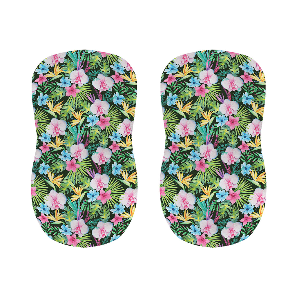 Vintage Tropical Jungle Hawaiian Print Bar Stool Covers