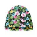 Vintage Tropical Jungle Hawaiian Print Beanie