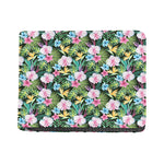 Vintage Tropical Jungle Hawaiian Print Bifold Wallet