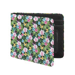 Vintage Tropical Jungle Hawaiian Print Bifold Wallet