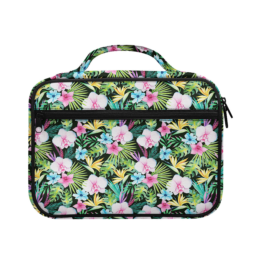 Vintage Tropical Jungle Hawaiian Print Briefcase Bible Bag