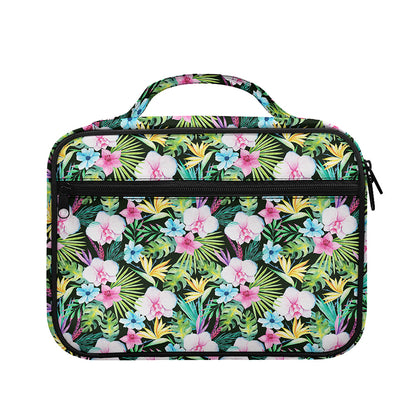 Vintage Tropical Jungle Hawaiian Print Briefcase Bible Bag