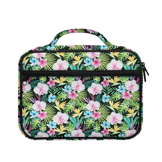 Vintage Tropical Jungle Hawaiian Print Briefcase Bible Bag