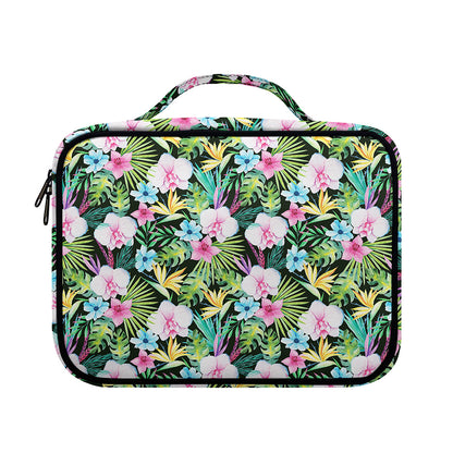 Vintage Tropical Jungle Hawaiian Print Briefcase Bible Bag