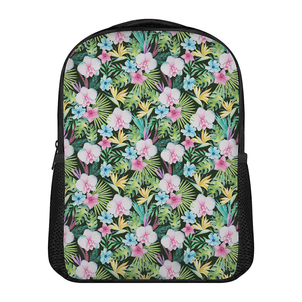 Vintage Tropical Jungle Hawaiian Print Casual Backpack