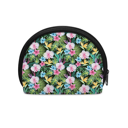 Vintage Tropical Jungle Hawaiian Print Coin Purse