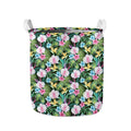 Vintage Tropical Jungle Hawaiian Print Collapsible Laundry Basket