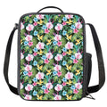 Vintage Tropical Jungle Hawaiian Print Crossbody Lunch Bag