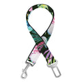 Vintage Tropical Jungle Hawaiian Print Dog Seat Belt