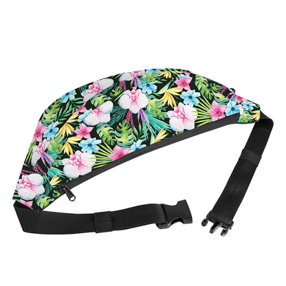 Vintage Tropical Jungle Hawaiian Print Fanny Pack