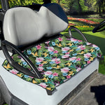 Vintage Tropical Jungle Hawaiian Print Golf Cart Seat Cover