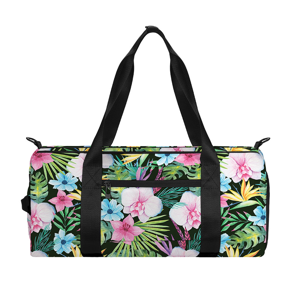 Vintage Tropical Jungle Hawaiian Print Gym Bag