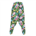 Vintage Tropical Jungle Hawaiian Print Hammer Pants