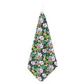 Vintage Tropical Jungle Hawaiian Print Hand Towel