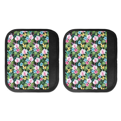 Vintage Tropical Jungle Hawaiian Print Handle Covers