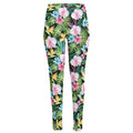 Vintage Tropical Jungle Hawaiian Print High-Waisted Pocket Leggings