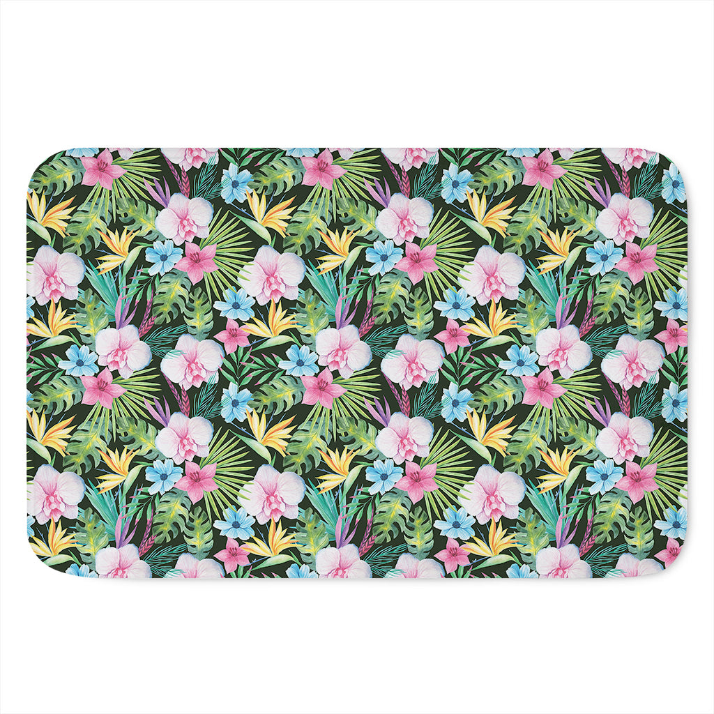 Vintage Tropical Jungle Hawaiian Print Indoor Door Mat