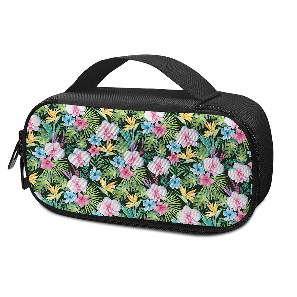 Vintage Tropical Jungle Hawaiian Print Insulin Cooler Travel Case